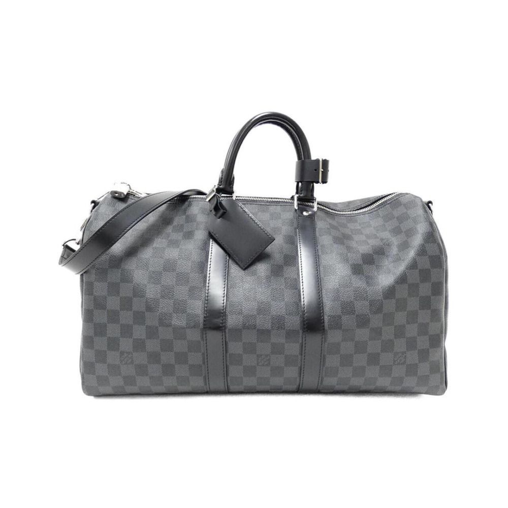 Louis Vuitton Damier Graphite Keepall Bandouliere Boston Bag